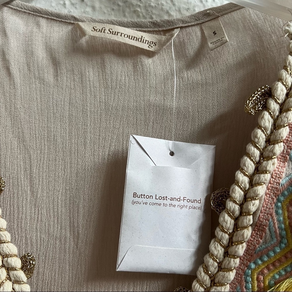 NWT Soft Surroundings Clementine tunic - Picture 9 of 10